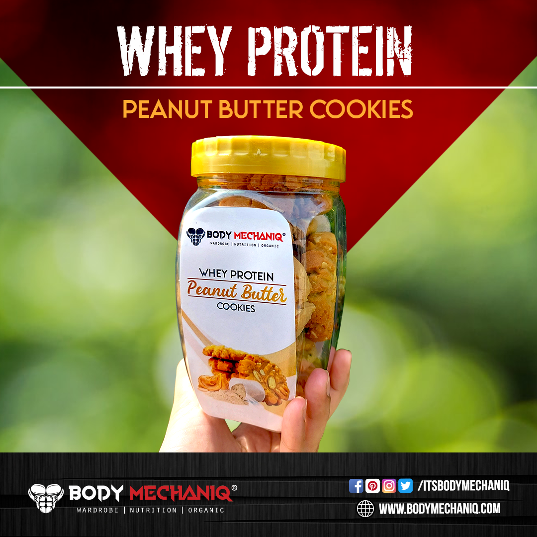 Peanut Butter Protein Cookies with Whey Protein –